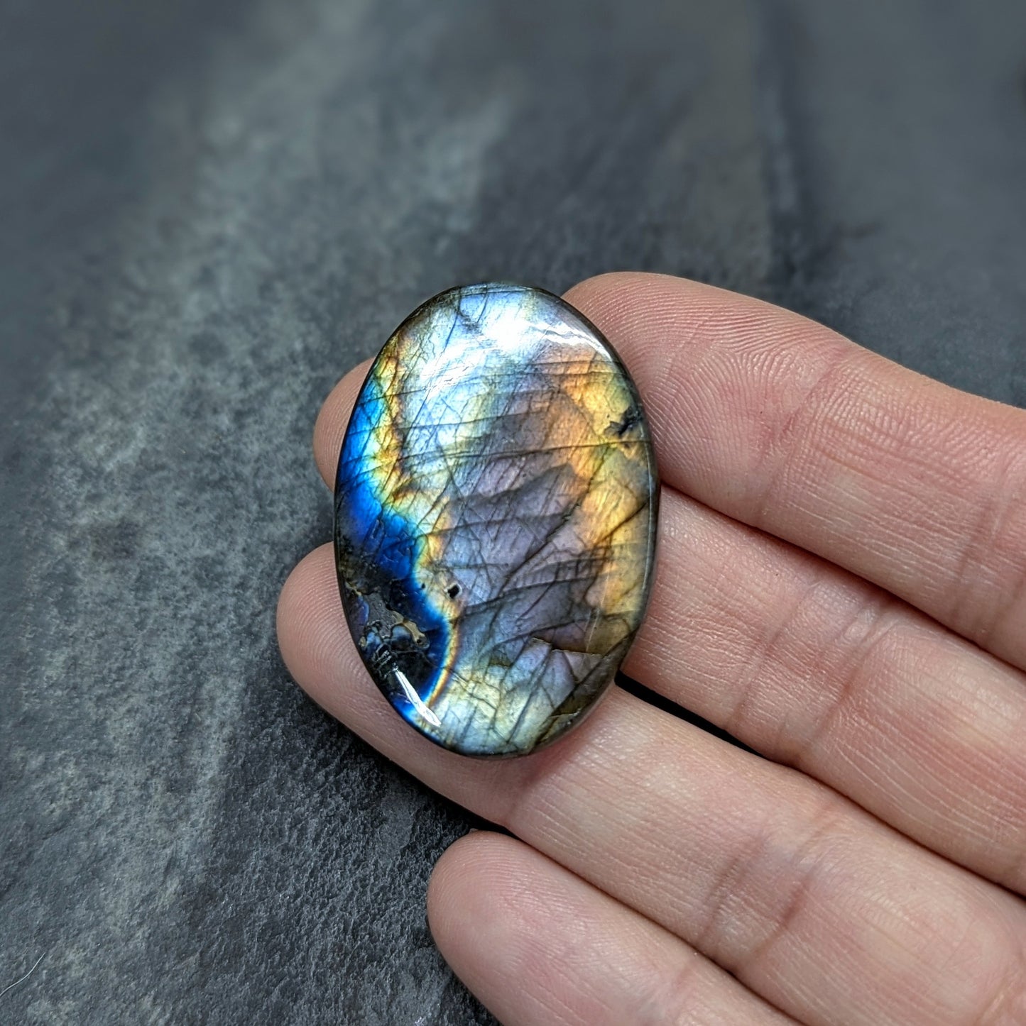 Rainbow Labradorite Cabachon 58 Carats