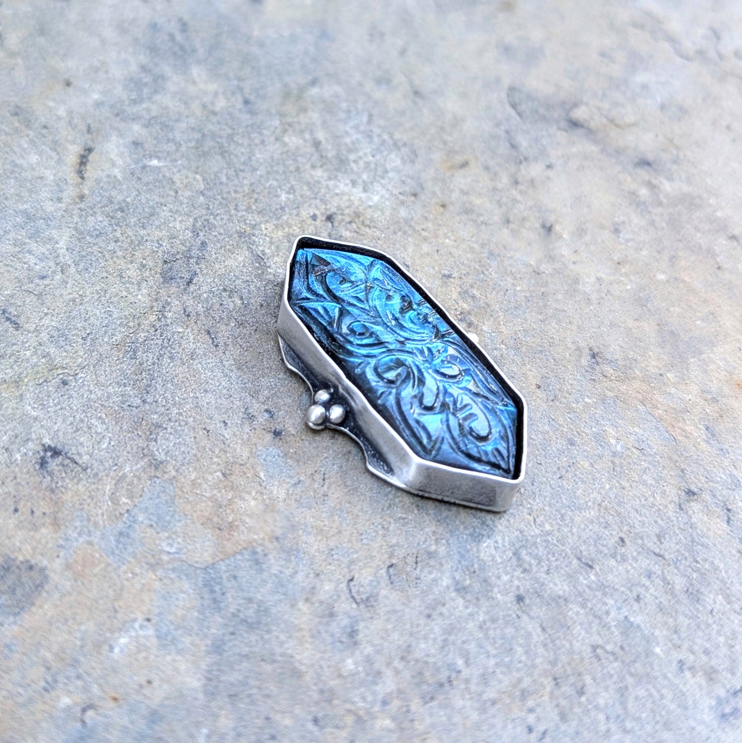 Aurora Bloom Ring 5, made to size