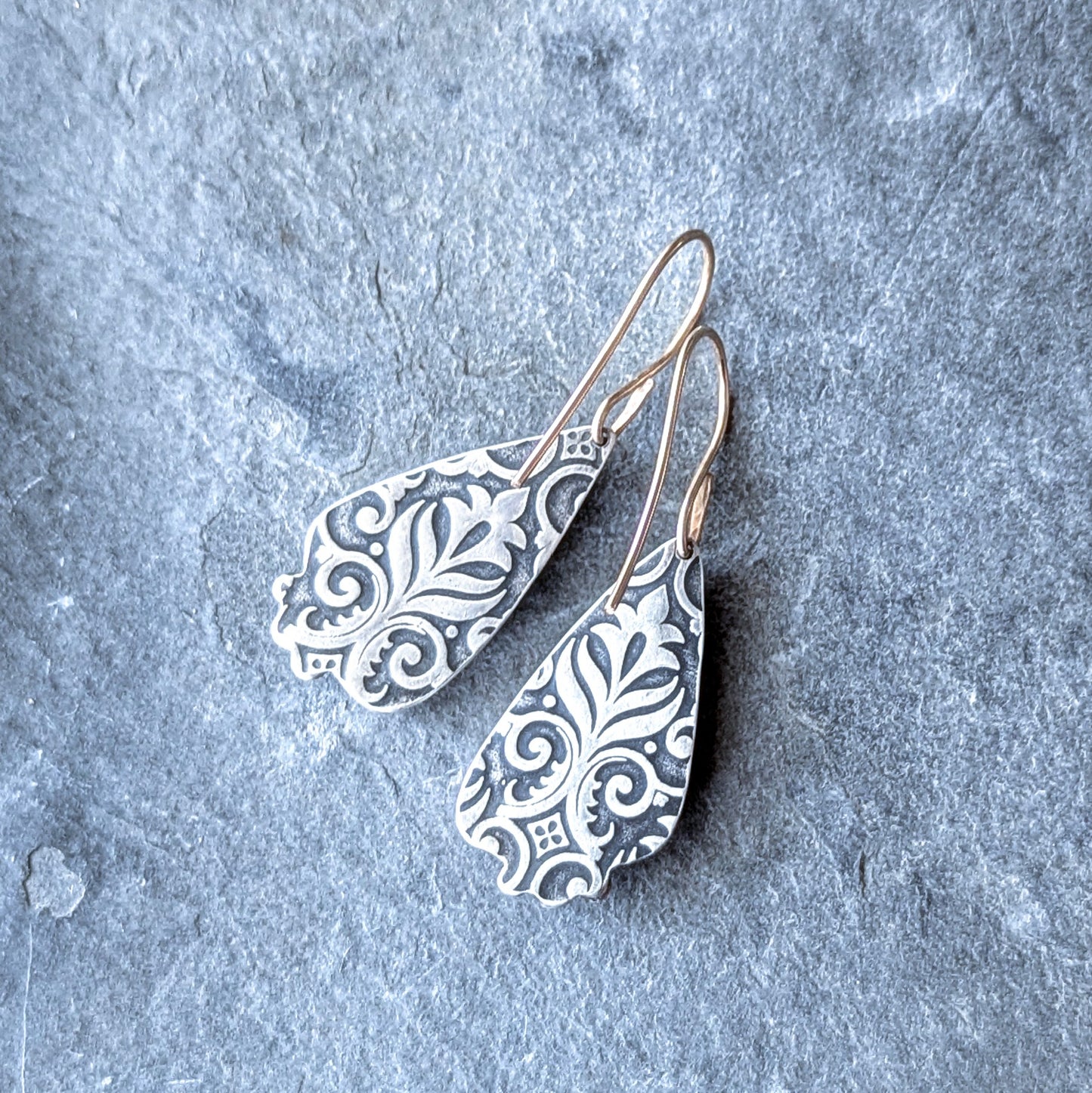 Labradorite Statement Earrings, #03