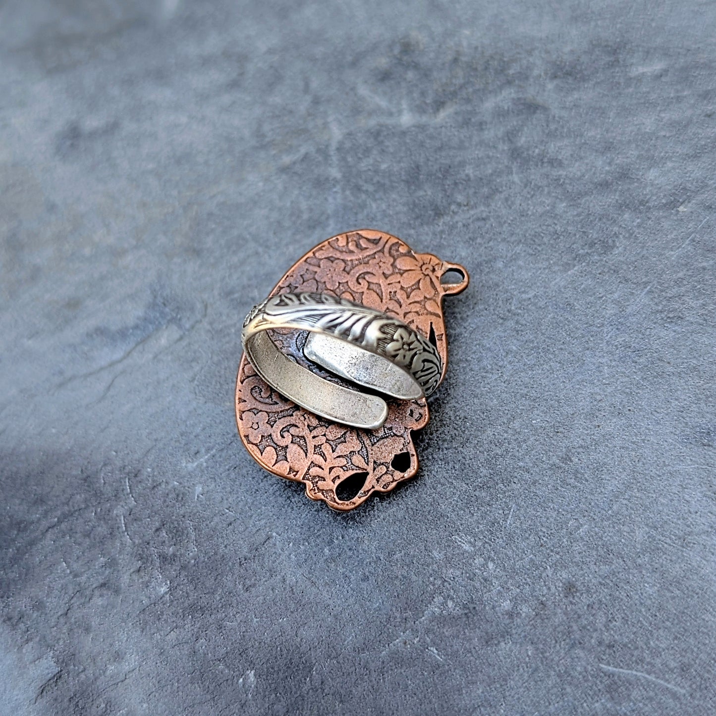 Flourish Labradorite Statement Ring 3
