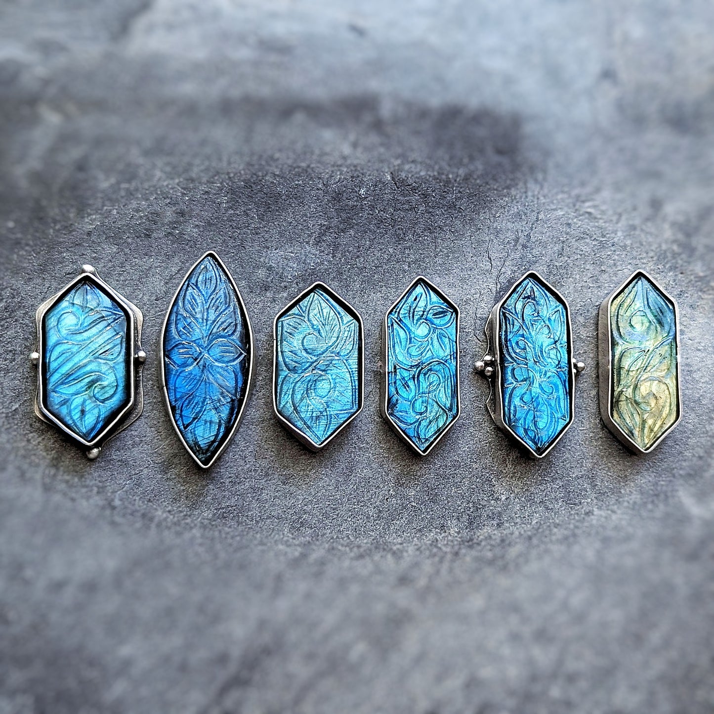 Aurora Bloom Ring 3, made to size