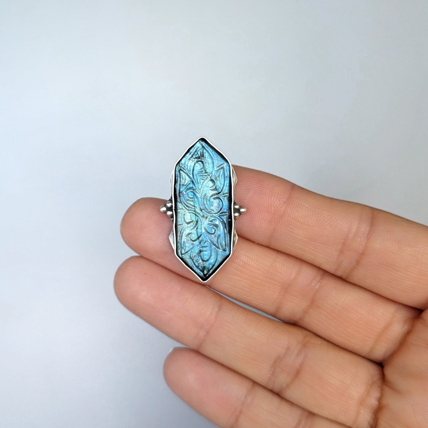 Aurora Bloom Ring 5, made to size