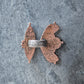 Faceted Labradorite Statement Ring- Art Nouveau Sterling Silver & Copper Open Band Ring, size 7.5-8.5