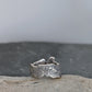 Ethiopian Opal Statement Ring- Sculptural Sterling Silver Live Edge Band, One of a Kind, size 9.25