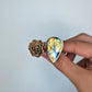 Labradorite and Bronze Succulent Statement Ring