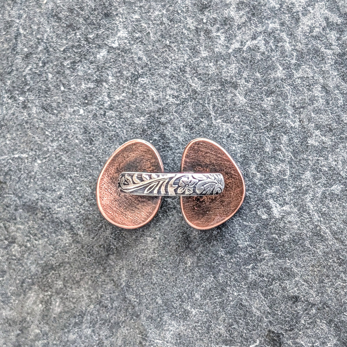 Blue Labradorite & Peruvian Opal Open Band Ring