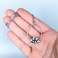 Florae Metallum: Cast Solid Sterling Silver Succulent Necklace