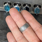 Faceted Blue Teal Kyanite Sterling Silver Artisan Statement Ring