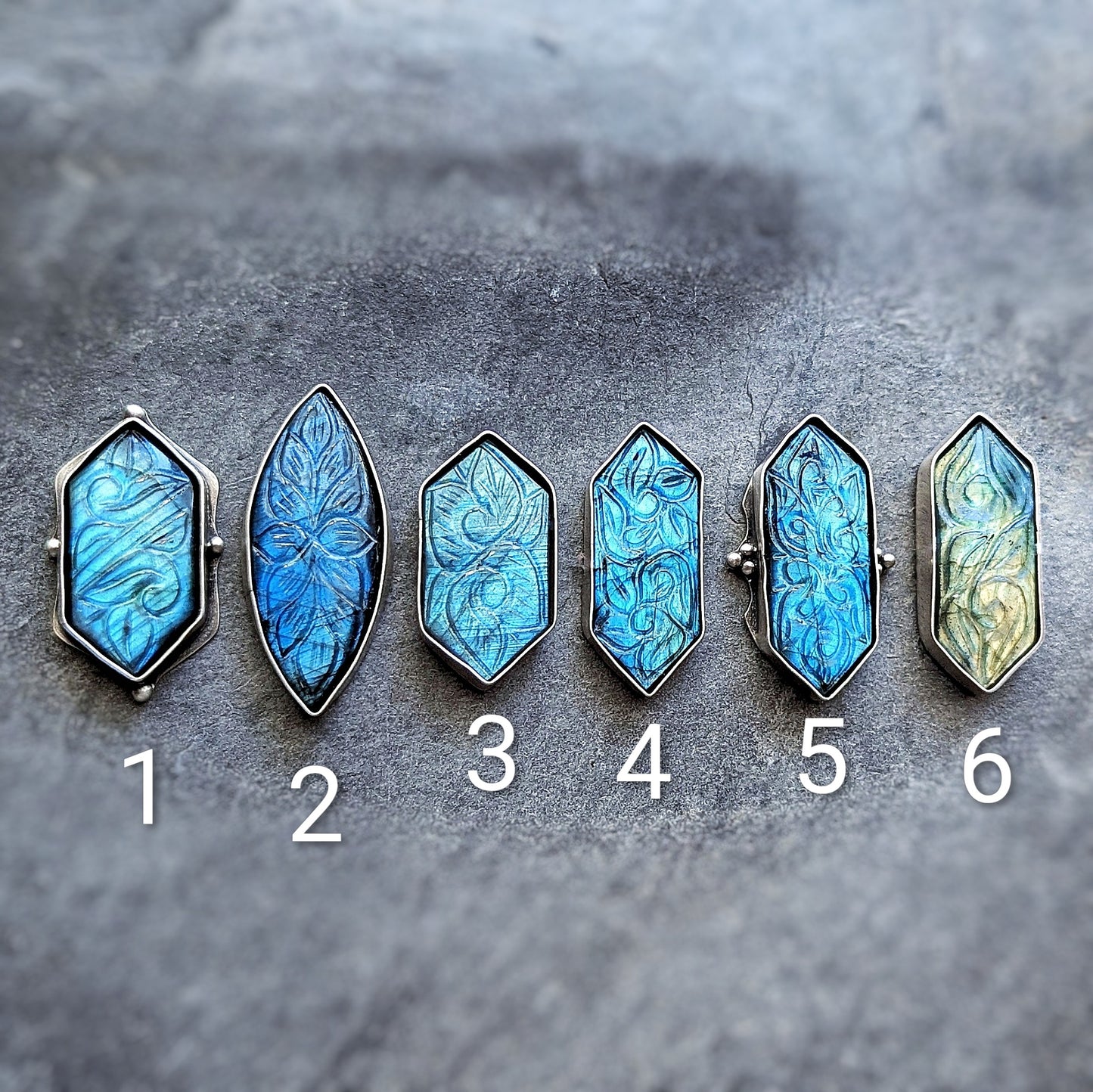 Aurora Bloom Ring 3, made to size