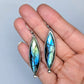 Labradorite Statement Earrings, #05