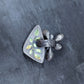 Gemmaflora Maxima: Green Labradorite and Sterling Silver Cast Succulent Artisan Statement Ring