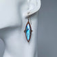 Mixed Metal Labradorite Statement Earrings, #03