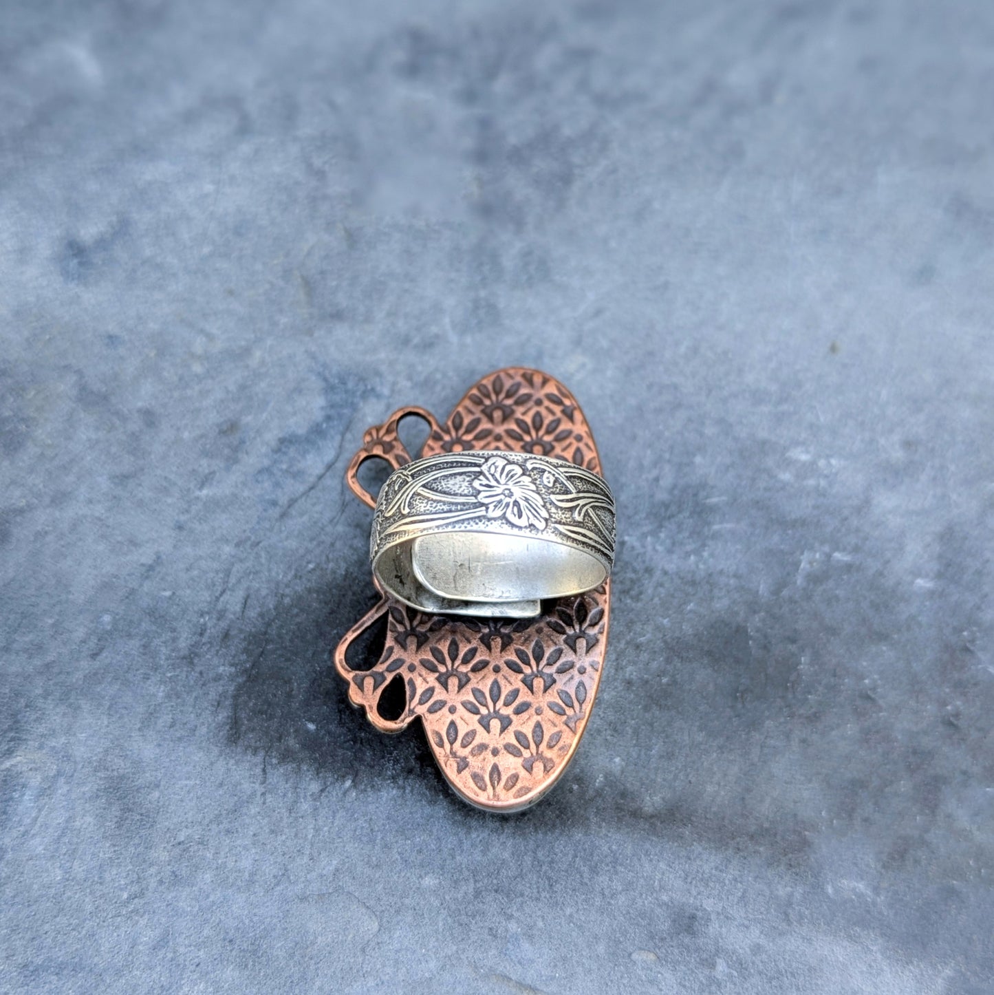 Flourish Labradorite Statement Ring