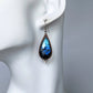 Mixed Metal Labradorite Statement Earrings, #02