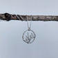 Florae Metallum: Cast Solid Sterling Silver Evergreen Necklace