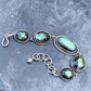 Hand-Fabricated Labradorite and Sterling Silver Statement Bracelet