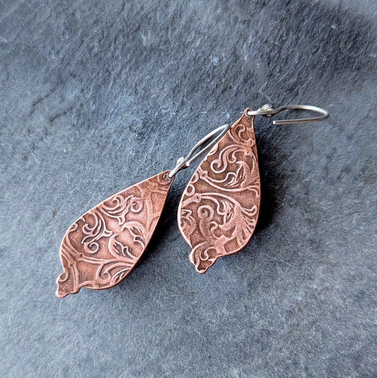 Mixed Metal Labradorite Statement Earrings, #02